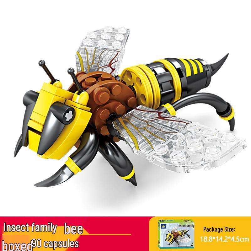 Kai Zhi Children's Educational Praying Mantis Puzzle Building Blocks Toy