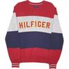 Logo Letter Patchwork Pullover Long Sleeve Knit Sweater Men Sweater Multicolor 78J1005-651