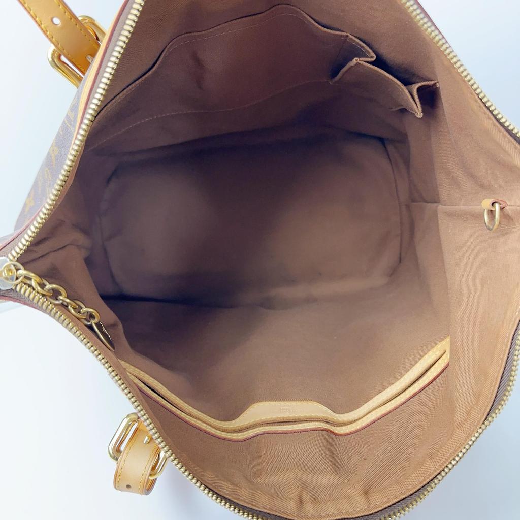 [Pre-Owned] Palermo Large Brown Coated Canvas Monogram Shoulder Bag - Very Good #1WF1FU7