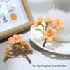 Handmade Five-Prong Plum Flower Wedding Hairpin Arrangement