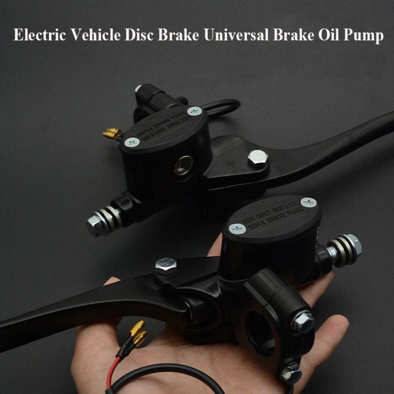 High Quality Black Electric Disc Brake Aluminum Alloy Universal Oil Brake 4 Styles Brake Pumps