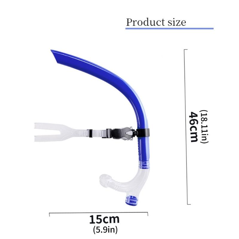 Comfortable Silicones Snorkels Tube Diving Detachable Snorkeling Diving Tube for Various Ages