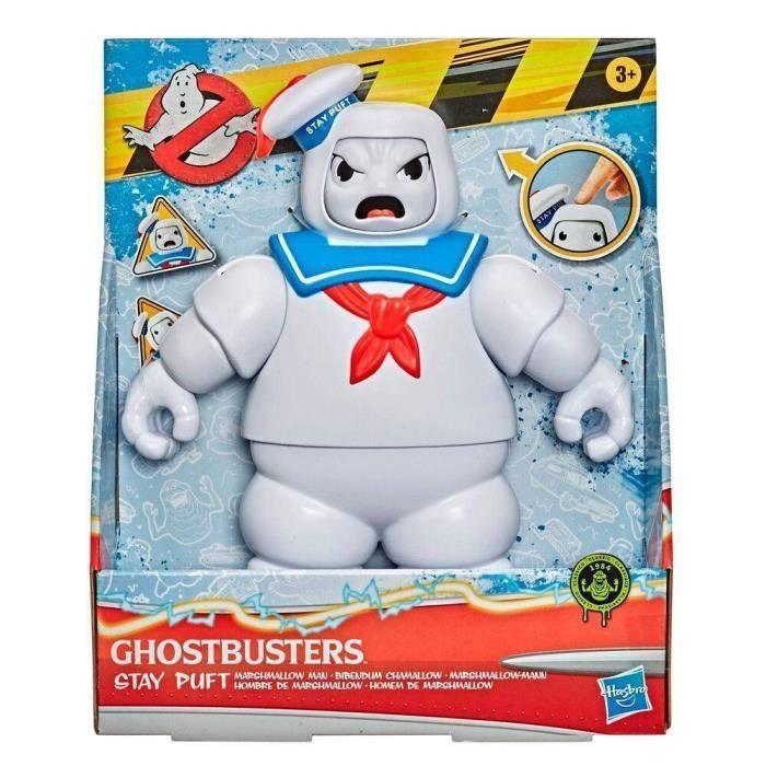 Figurine ghostbusters mega mighties staypuft - articulée avec 2 visages - noir