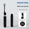 Travel Gear: Compact Folding Toothbrush - Portable and Convenient for Trips, Individually Packaged for Easy Storage