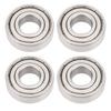 10Pcs Miniature Bearing High Speed Rolling Stainless Steel Mechanical Parts S6203ZZ 40x17x12mm