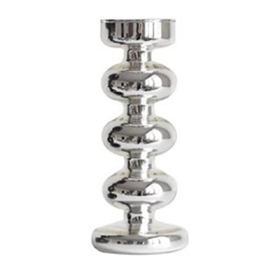 European Style Glass Candle Holders Romantic Elegant Minimalist Candlestick Creative Unique Tea Light Rack Party