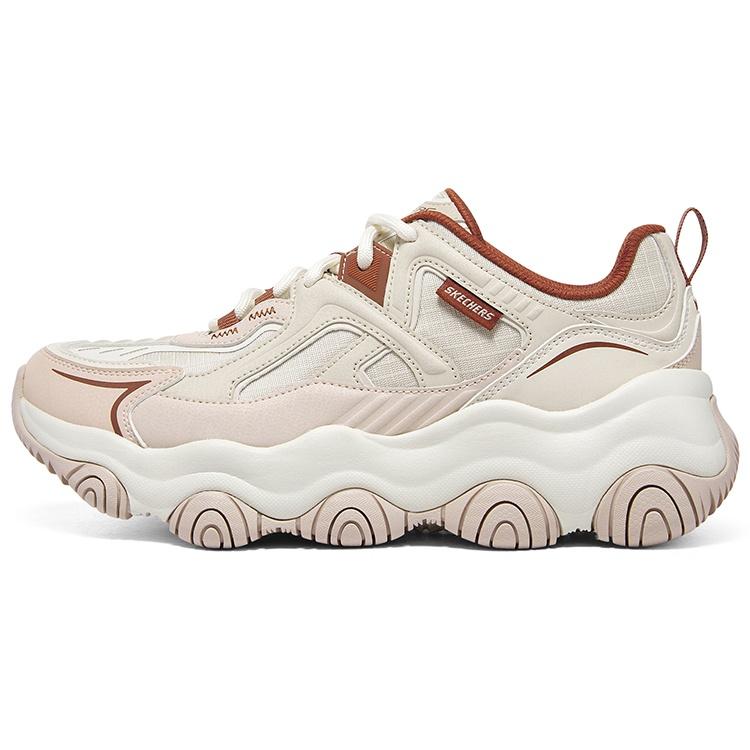 (WMNS) Skechers D lites 1.0 Sneakers Beige Pink Women s 896265-NTBR
