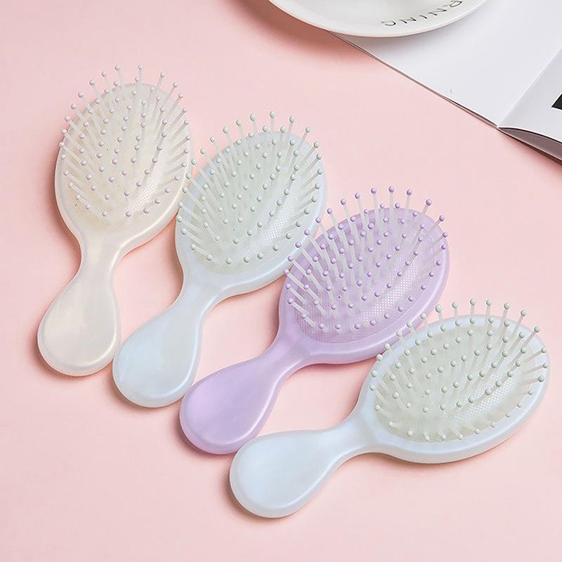 Mini-Kamm für Damen, tragbar, kleiner Airbag, Luftkissen-Massagekamm für Mädchen und Kinder, kleine und niedliche Styling-Tools