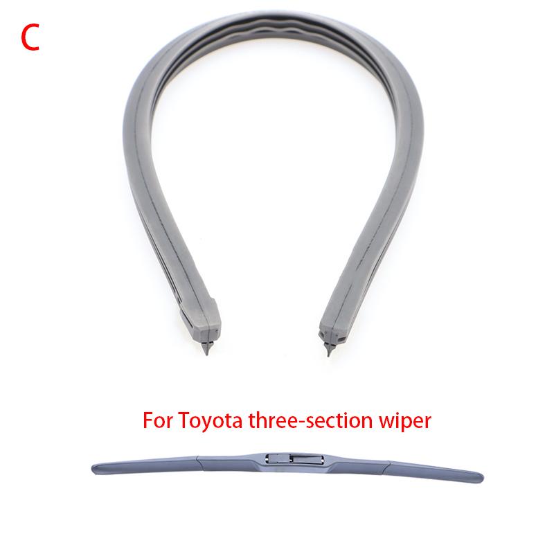 1x Wiper Blade Rubber Strip For Mazda Wipers Refill Accessories