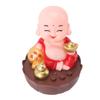 Glücklicher Buddha Statue mit Musik USB-Laden   Lautstärke Cartoon   Lachender Buddha Figur