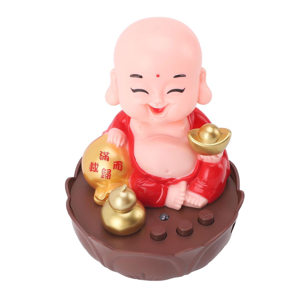 Glücklicher Buddha Statue mit Musik USB-Laden   Lautstärke Cartoon   Lachender Buddha Figur