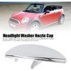 Aramox Headlight Washer Jet Cover,Headlight Washer Spray Cover Headlight Headlight For R55 R57 R56 R58 R59 2008-2014 Left 61672752559 (Left