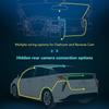 HD Car DVR 2/3 Camera Lens 4.0 Inch Rearview Mirror Dash Cam Camera Video Recorder Stream Media Player