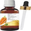 Levenmooi Wortelzaad (Wortel) Pure & Natural etherische olie van therapeutische kwaliteit in een glazen pot.