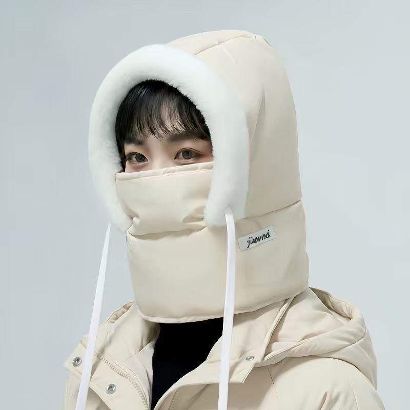 Versatile Lei Feng Hat & Scarf: Warm, Thickened, Windproof Full-Face Pullover for Winter Cycling