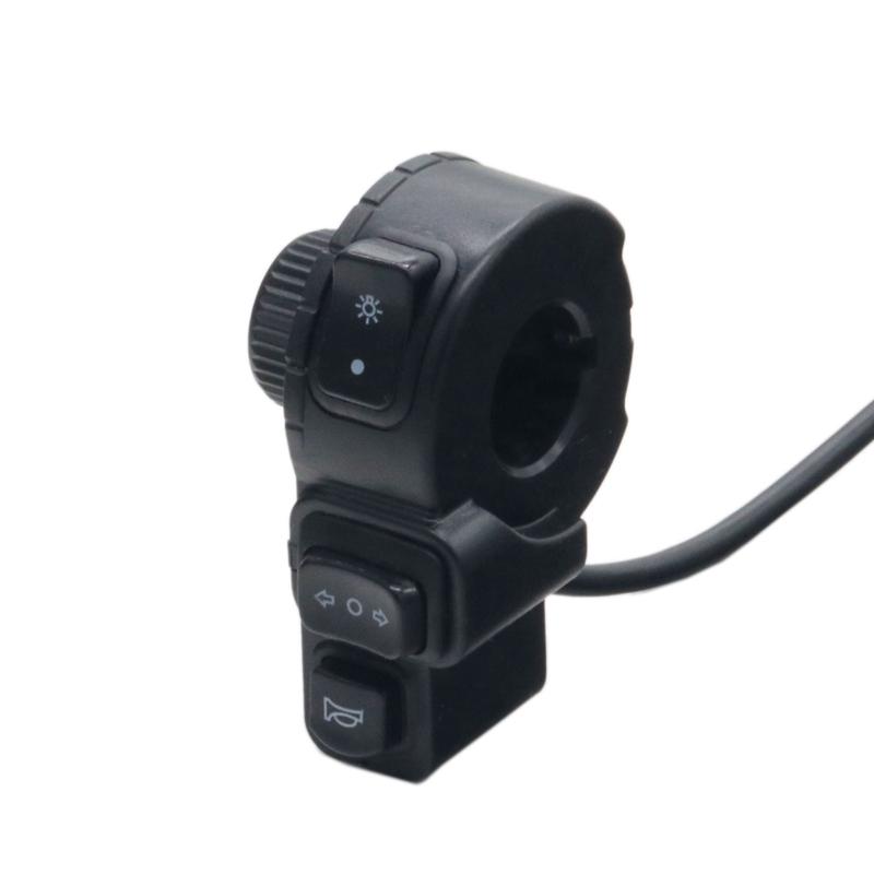 LMoDri 7/8" 22mm Motorcycle Switches Motorbike Horn Button Turn Signal Electric Fog Lamp Light Start Handlebar Controller