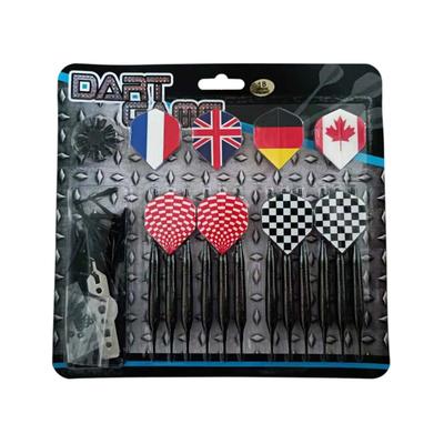 Dart Set for Electronic Dartboards 18g MASTER Black Plated Brass 12 Pcs