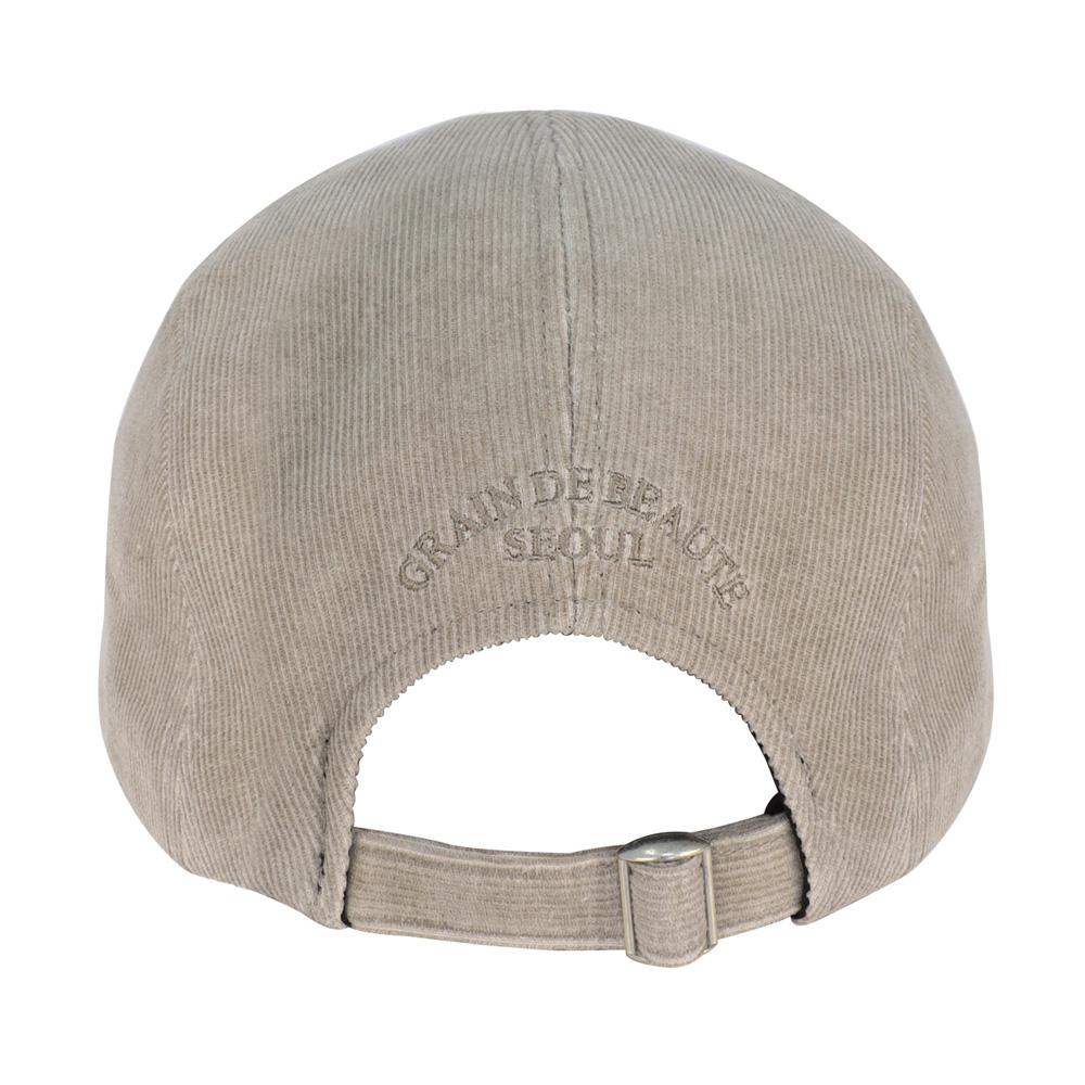 Geulaengdeubotte Corduroy Camp Cap [Beige]