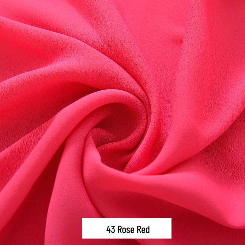 Šifonový Georgette Jednobarevná Taneční Kostýmová Látka pro Podšívku a Šaty