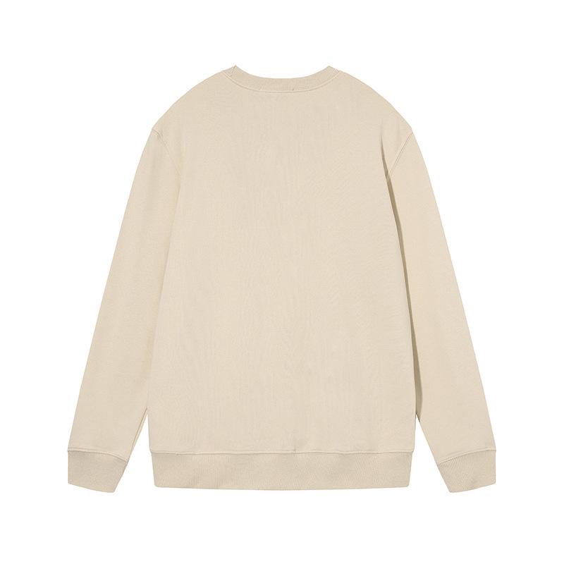 Klasická unisex mikina s kapucí Stone Monkey Island - Jednobarevná, Kulatý výstřih, Dlouhý rukáv, Design s odznakem