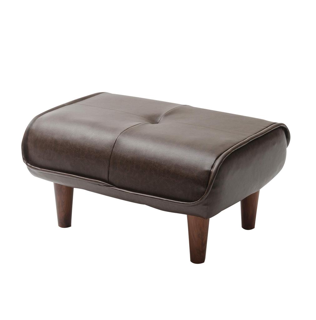Cellutane Made In Japan Ottoman Waraku No Pocket Dark High (Cellutane) Stool, Footrest, Kiwami, Single-Seater, Coil, Vintage, Brown, Resilience,