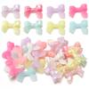 20pcs Bow Acrylic Beads 33x24mm Mix Color Bowknot Loose Beads For DIY Jewelry Making Bracelets Necklace Phone Key Chain Supplies