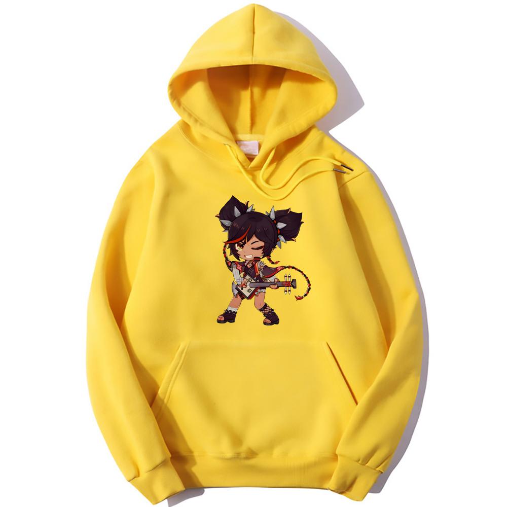 Harajuku Xinyan Genshin Impact Hoodies Männer/Frauen Kleidung Grunge Hoodie Punk Gothic Unisex Crewneck Sweatshirts Anime Streetwear Kpop