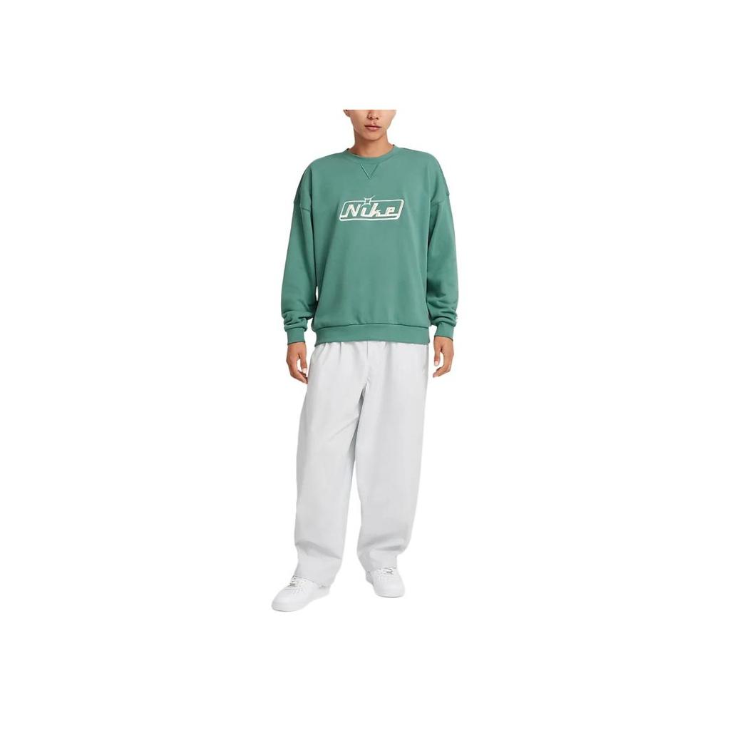Nike Club Oversized Crewneck Pullover Sweatshirt Men Sweatshirt Coastal-Blue HQ2957-361