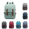 Luxurious Durable Canvas Leather Travel Backpack With Comfortable Shoulder Strap