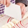 Plastic Cream Cake Cutter, Trapezoidal Dough Cut Oil Scraping Panel Baking Scraper Cake Scraper
