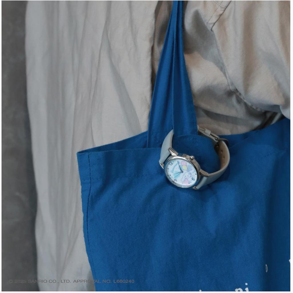 Sun Flame Sanrio Cinnamoroll Made in Blue Co., Ltd. J-Axis Wristwatch, Japan, JR4D0001, Women's,