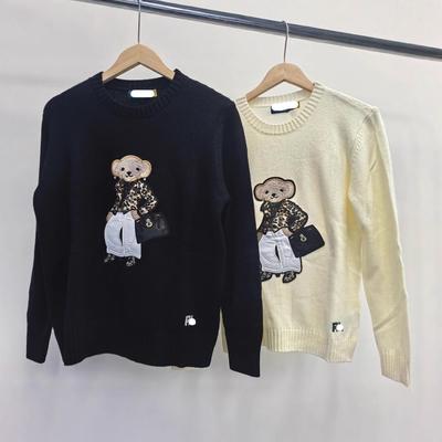 High-Quality Women's Wool Cashmere Teddy Bear Sweater - Autumn/Winter 2025 Collection