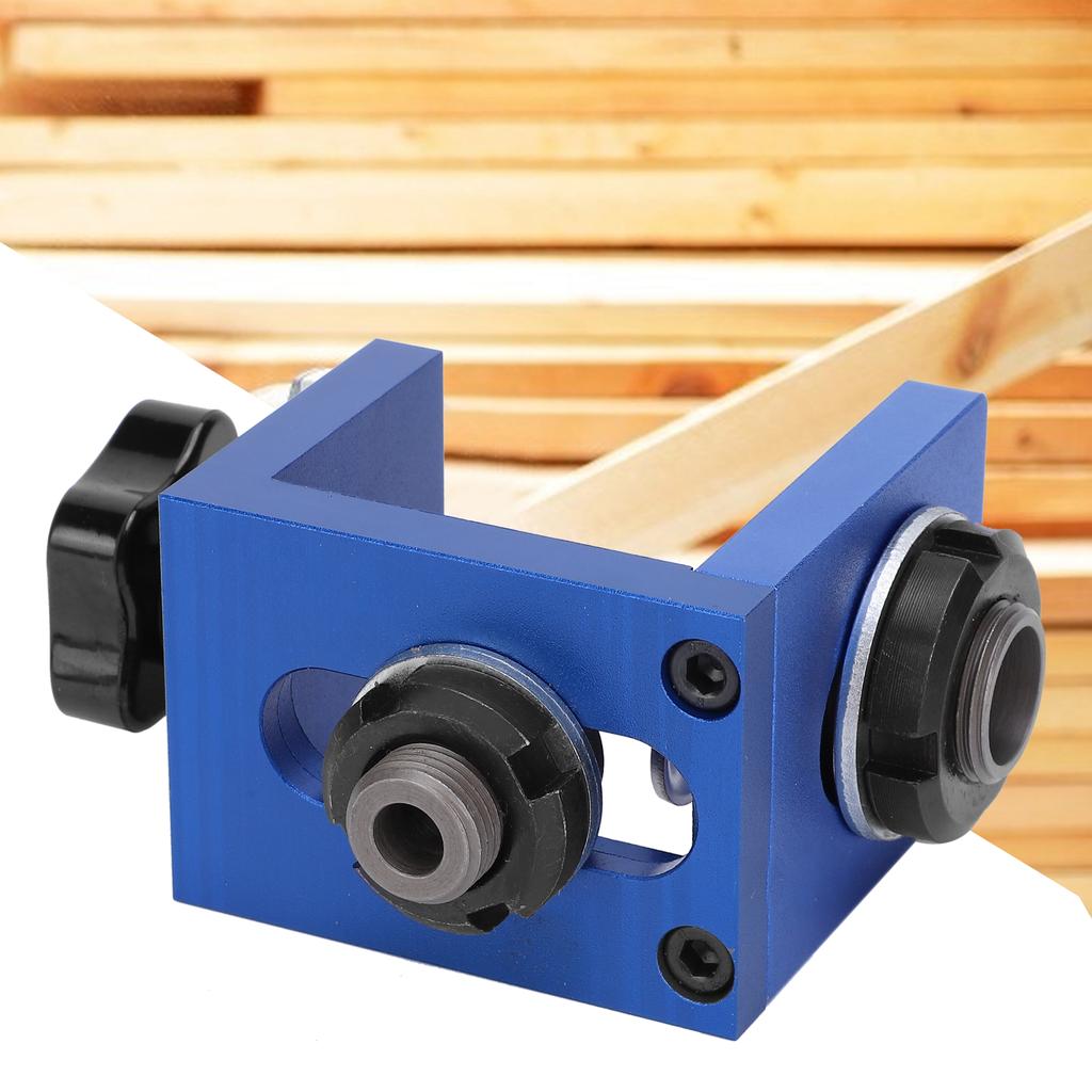Wood Dowel Hole Drilling Drill Bit Kit Punch Positioner Tool for Woodworking Carpentry