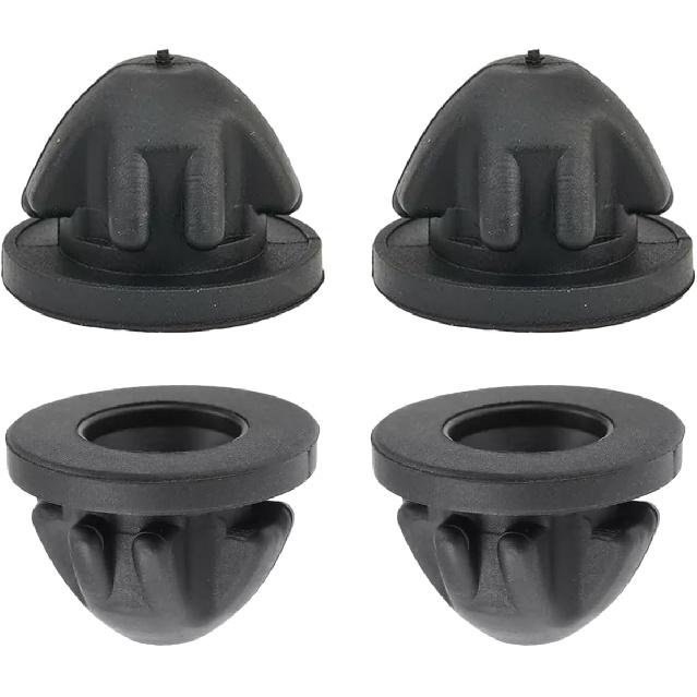 11127614138 4Pc Engine Cover Trim Rubber Mount Grommet Bush Bump Stop Compatible with B-M-W 1Series-8 Series ,X1-X7,MINI,2001-2019