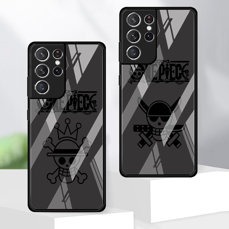 Anime OneS P-ieceS Logo Case for Samsung Galaxy S25 Note 10 20 8 9 S9 S23 Plus S10 S20 FE S24 Ultra S22 S21 S8 Phone Cover