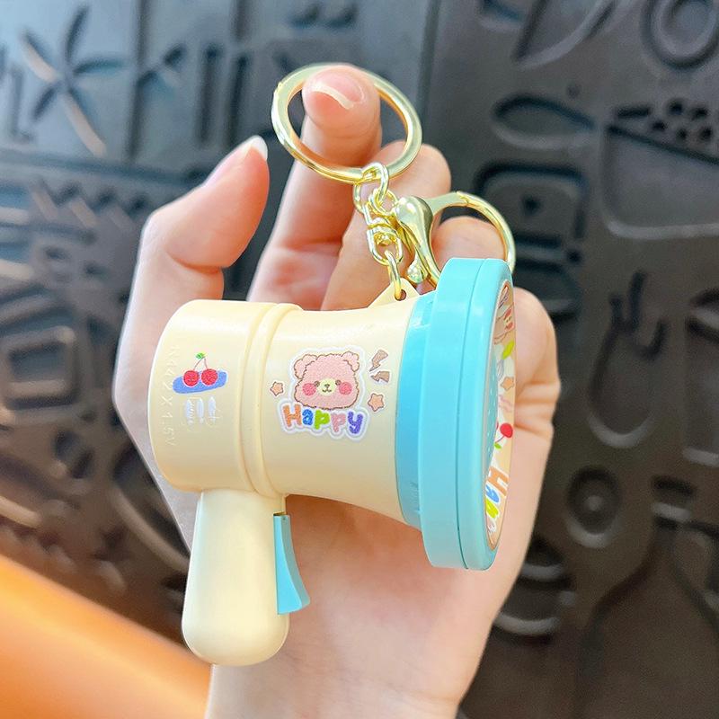 Creative Multifunctional Keychain Microphone - Cute Bag Accessory & Student Toy Pendant Gift
