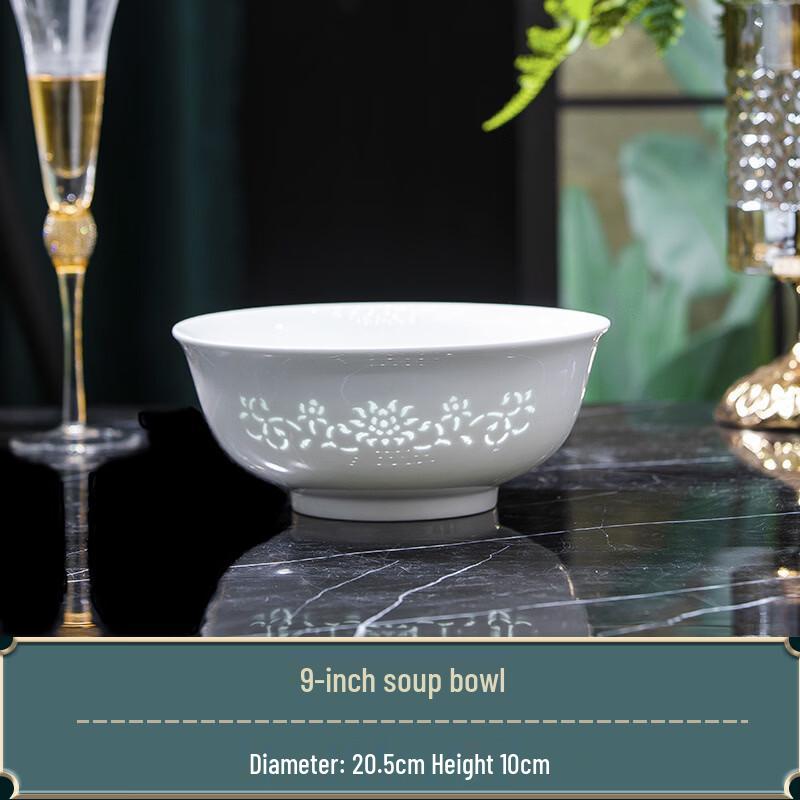 Высокобелый фарфор Jingdezhen Linglong для сервировки стола