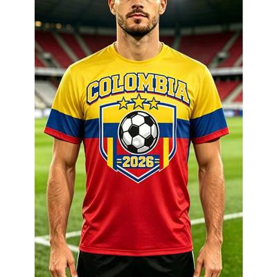 2026 Colombia's Contrasting Color Football Jerseys, Fan Style, Ignite the Passionate Atmosphere of Watching the Game