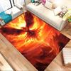 1pc Phoenix Rising Themed Rug for Home Decor, Non-slip Office Carpet, Chair Mat, Outdoor Mat, Christmas and Halloween Gifts-0731124