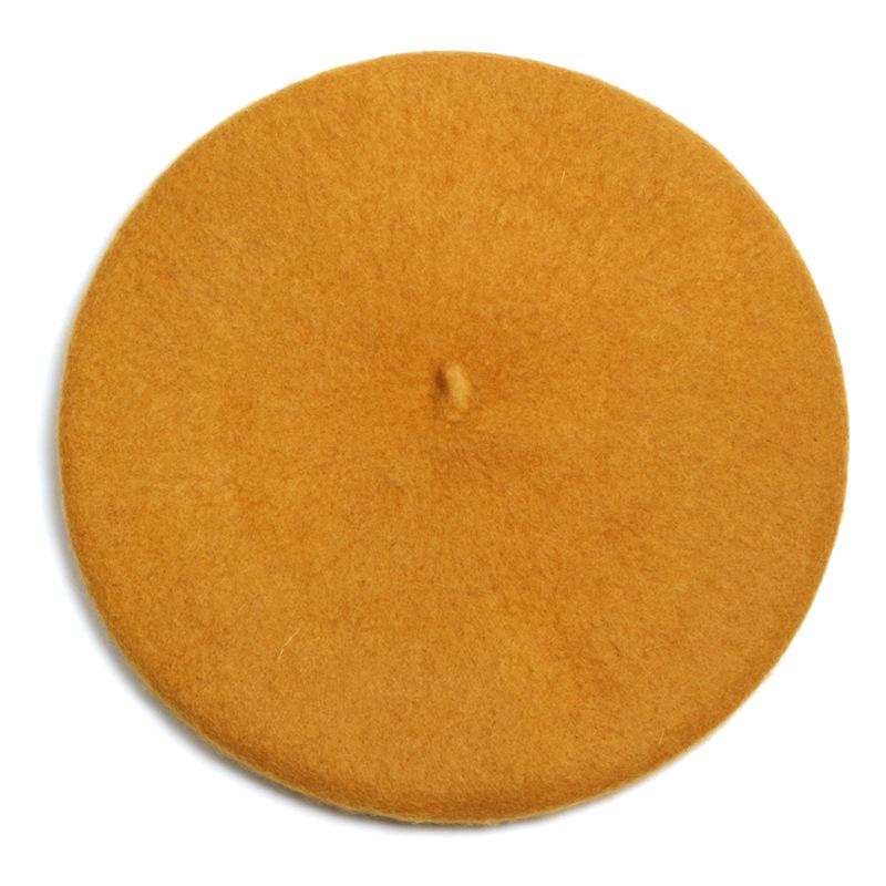 

Женский шерстяной французский берет с индивидуальным логотипом Осень/Зима 2021 One Size