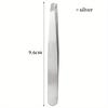 1Pc Eyebrows Tweezers Trimmer Professional Beard Eyelash Brow Face Hair Removal Tweezer Beautfy Makeup Stainless Steel Tools