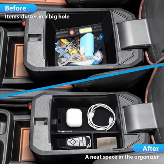 For Ford Maverick 2022 2023 2024 2025 Accessories Center Console Organizer Tray