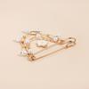 Elegant Pearl Chain Tassel Brooch Fashion Women Clothing Decor Accessories Jewelry Pin Pants Waist Adjust Pins Bag Pendant Gifts
