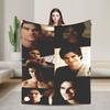 Coperta The Vampire Diaries Flanella Decorazione Dramma Horror Dark fantasy Coperte da Divano per Letto Viaggio Copriletti