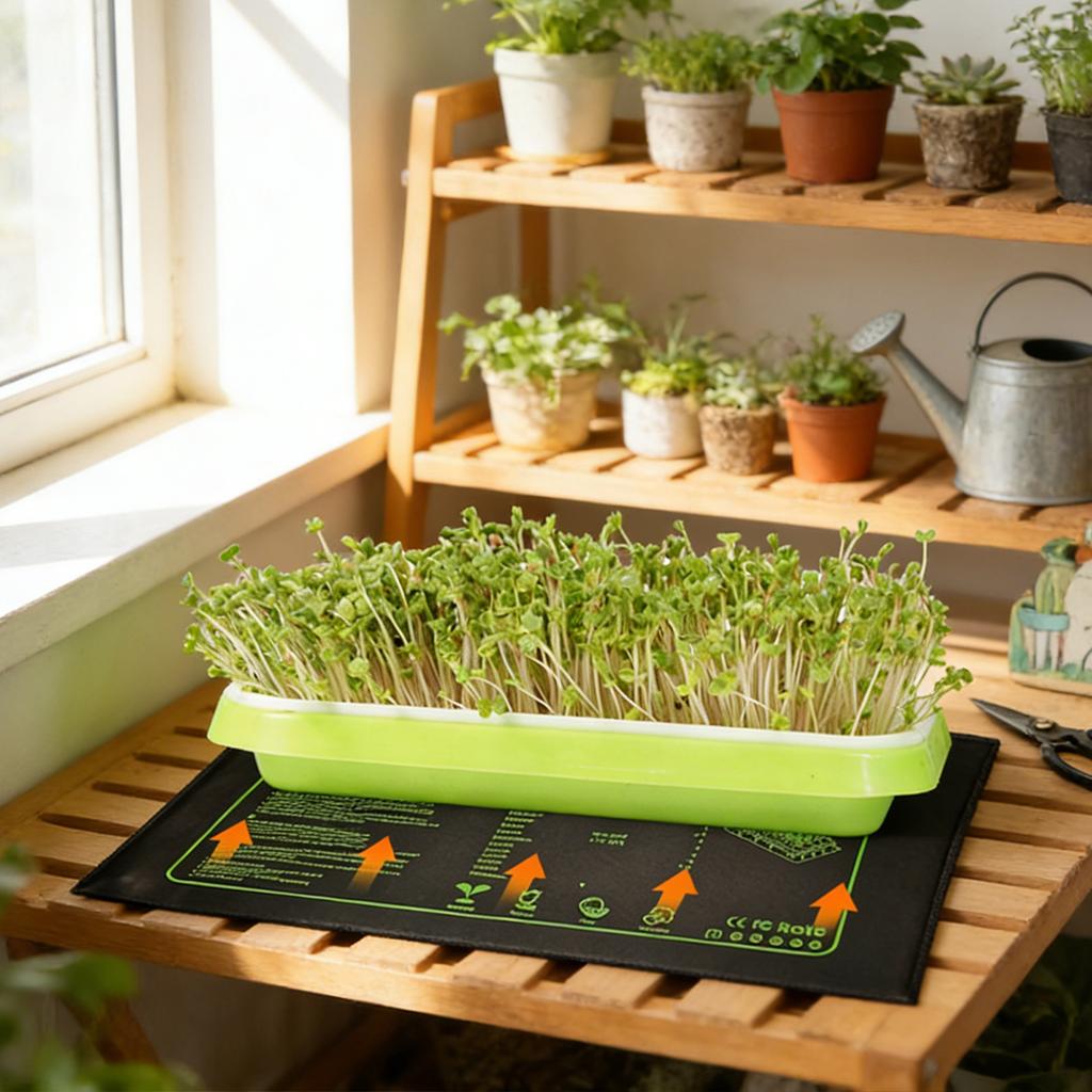 Seedling Heat Mat Waterproof Heat Pad with Thermostat Controller For Indoor Hydroponic Seedling Germination EU/US/UK/AU Plug