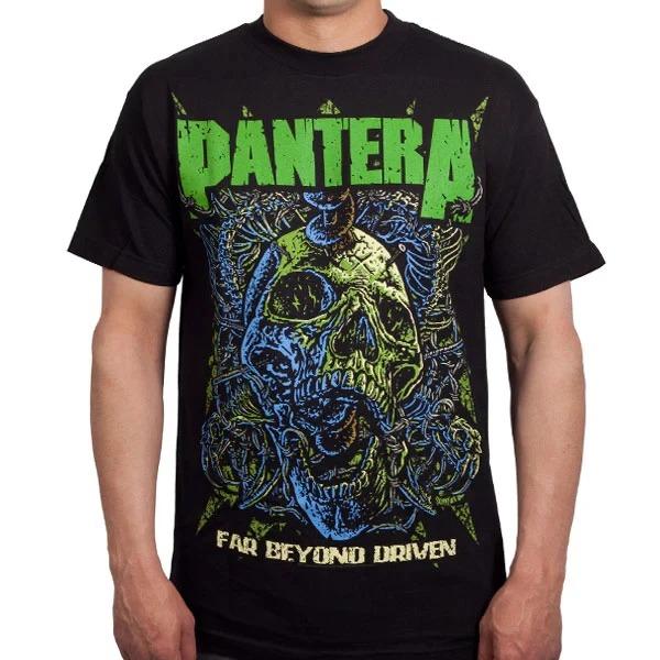 2026 New Band Summer Fashion Trendy Tee Pantera Flames Band Logo Casual T-shirt for Men and Women Top Short Sleeve Casual Clothing