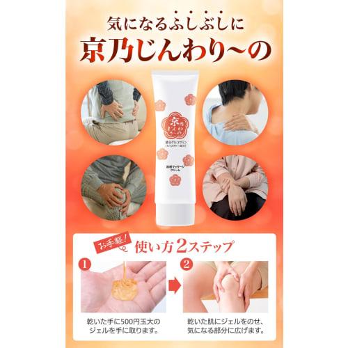 Kyono Jinwari's Glucosamine Topical Cream: Contains Glucosamine, Chondroitin, Proteoglycan, Hyaluronic Acid, and Collagen. This warming massage cream