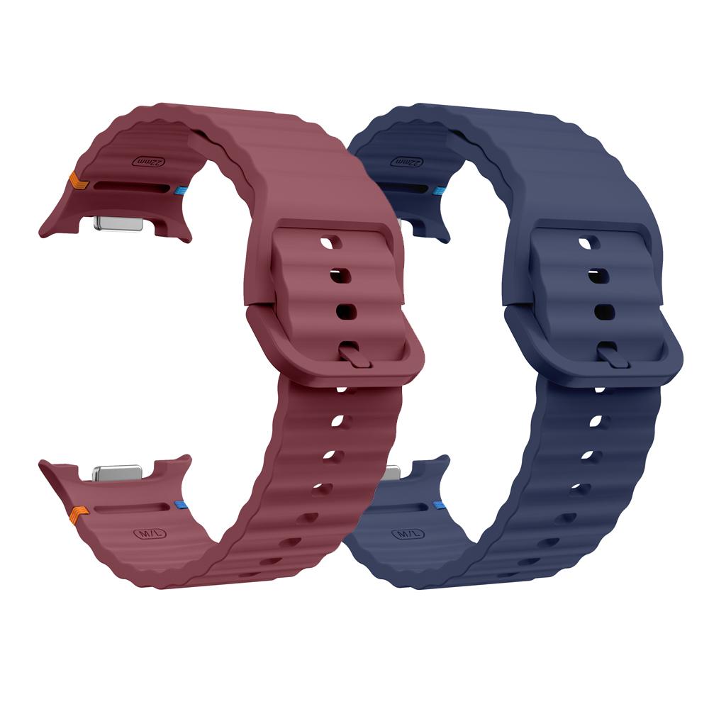 Straps for Samsung Galaxy watch 8/8 classic/7/FE/5 Pro/6/444mm 40mm Silicone Sport Belt Bracelet Correa Galaxy watch Ultra Band