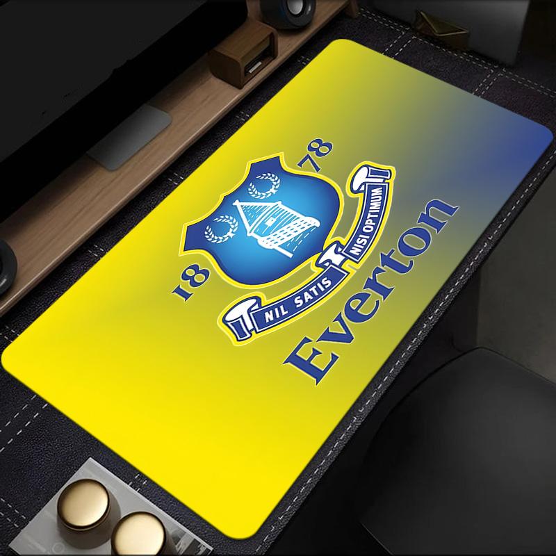 Everton Football Club Wappen Mauspads, Gummibasis, Mauspads für Gamer und Bürogebrauch, Gaming Schreibtisch , Leicht zu reinigende Matte Weihnachts-Fan-Geschenke