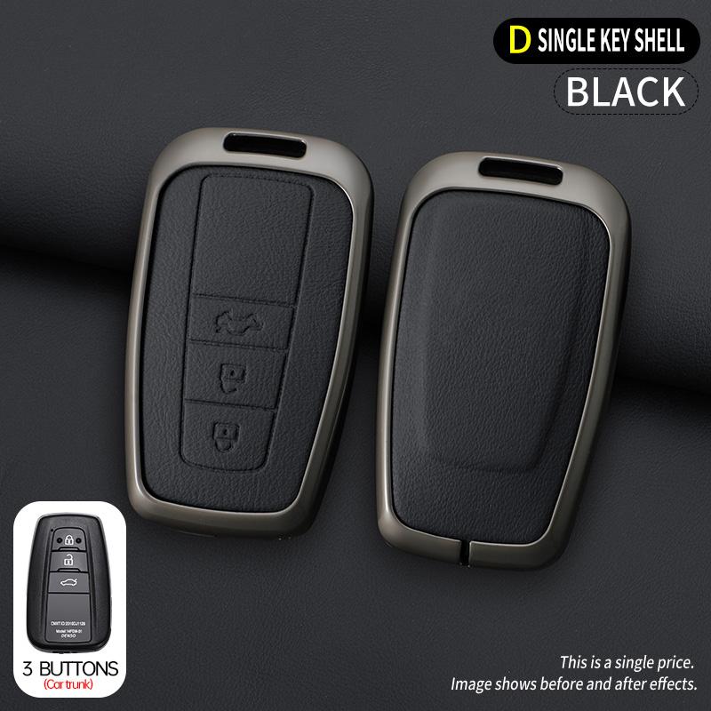 Car Key Case For Toyota Prius Camry Corolla C-Hr Chr Rav4 Prado Izoa Levin Avalon Zinc Shell Cover